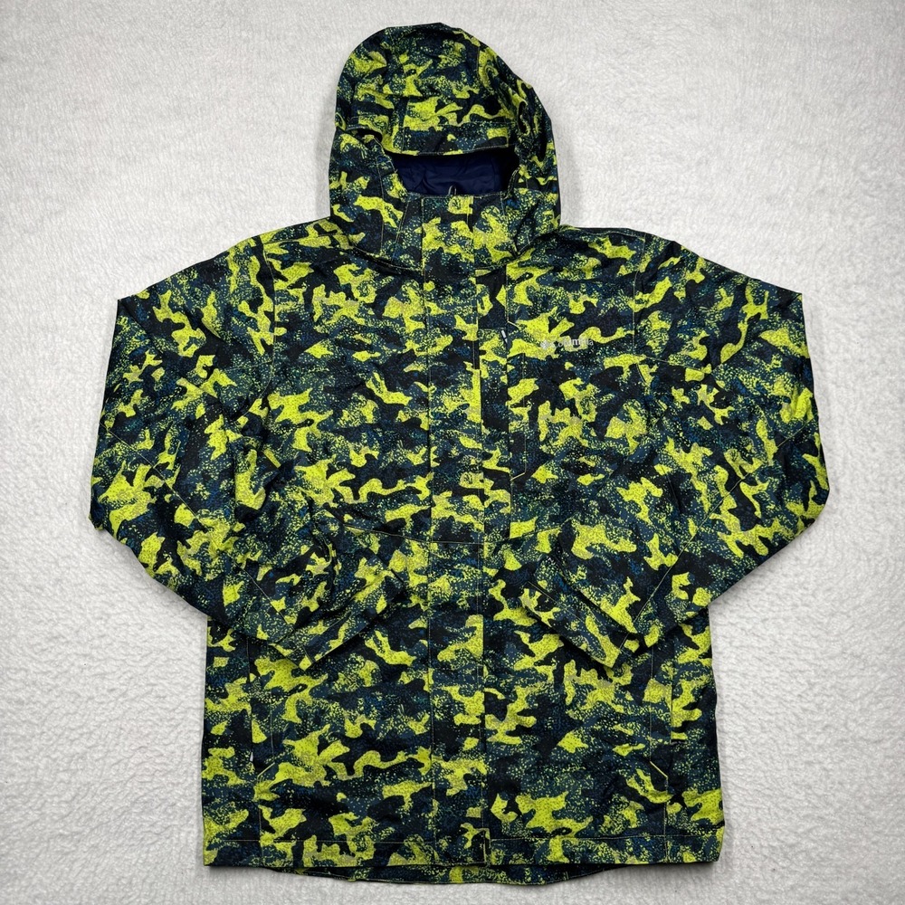 Columbia Jacket‎ Interchange Ski Snow Shell Green Youth Boys Size XL (18/20)
